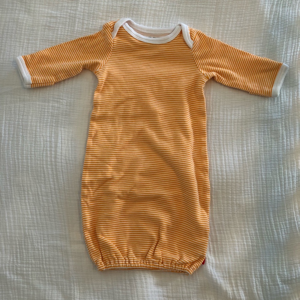 Zutano Candy Stripe Receiving Gown